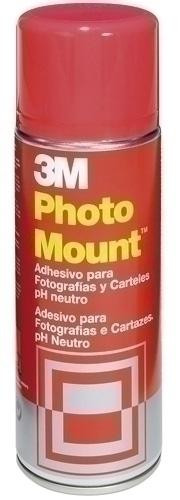PEGAMENTO en SPRAY 3M 400ml PHOTO MOUNT (bote ROJO)