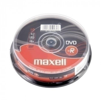 DVD -R MAXELL 4.7GB 16x SPINDLE 10