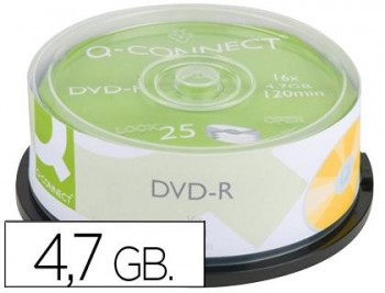 DVD-R Q-CONNECT 4,7GB 120MIN 25UD