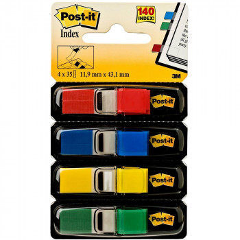 PACK POST-IT INDEX MEDIANOS 11,9X43,1 COLORES TIERRA