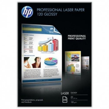 PAPEL HWP LASER GLOSSY PROFESSIONAL A4 120GR 250