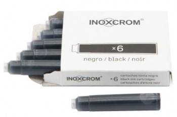TINTA RECAMBIO INOXCROM NEGRO PLUMA