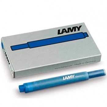 CARTUCHO LAMY T10 BLUE RECAMBIO 825 PARA PLUMA TINTA AZUL CAJA 5 UNIDADES