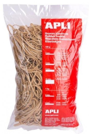 GOMAS ELASTICAS 160MM 3MM 1KG