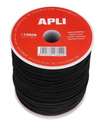 BOBINA DE CORDON DE GOMA ELASTICA 2MMX100M