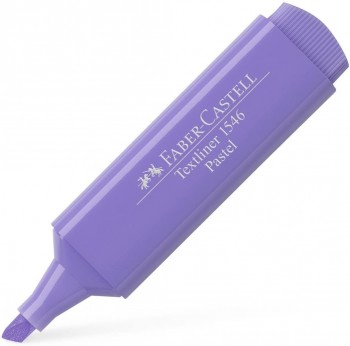 ROTULADOR FLUORESCENTE FABER CASTELL TEXTLINER 1546 LILA PASTEL
