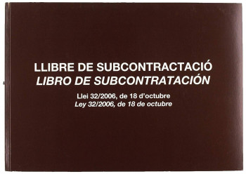 LIBRO DE SUBCONTRATACIÓN EN CASTELLANO MIQUELRIUS A4 APAISADO