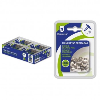 CHINCHETAS NIQUEL 100 PCS DOBLE BLISTER