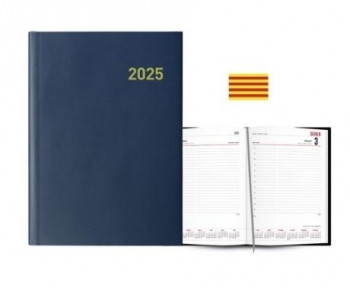 AGENDA PARIS D/P 15X21 AZUL CATALAN 2025