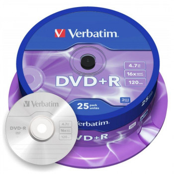 DVD-R VERBATIM MATT SILVER 4,7 GB 16X