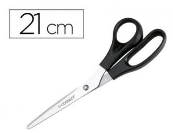 TIJERA OFICINA Q-CONNECT PARA ZURDOS 8\c 21 CM