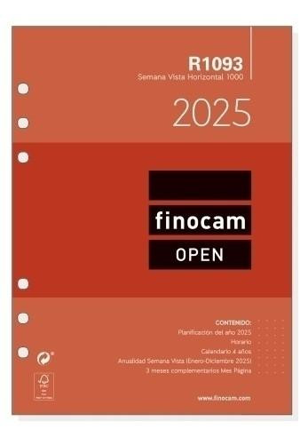 RECAMBIO AGENDA ANUAL (2025) FINOCAM R1093 OPEN 1000 155x215 ANUALIDAD S/V APAIS