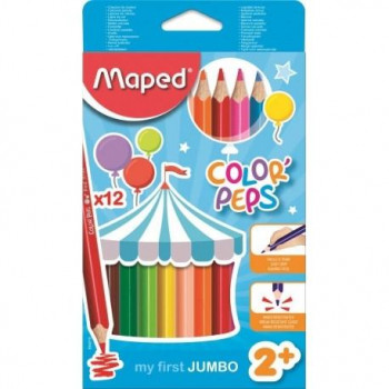 LAPICES COLORES MY FIRST JUMBO COLOR'PEP FSC 12 UND