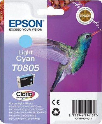 CARTUCHO EPSON T0805 CYAN CLARO
