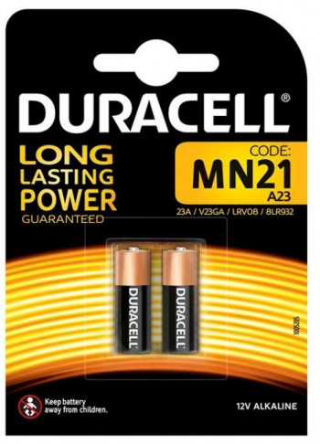 PILAS DURACELL MN21 ALCALINAS 12V 2UND