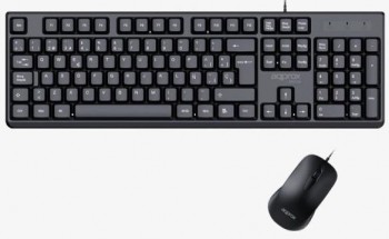 APPMX245 TECLADO RATÓN INCLUIDO UNIVERSAL USB QWERTY ESPAÑOL NEGRO