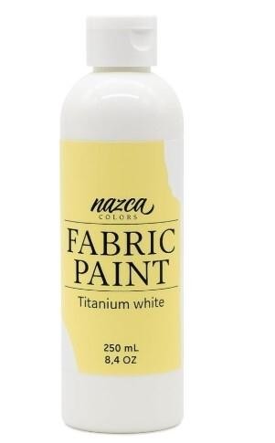 PINTURA TEXTIL BLANCA 250ML NARZA