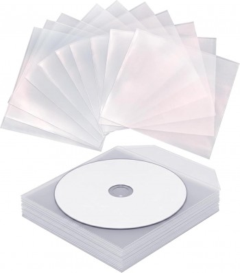 FUNDAS PARA CD POLIPROPILENO 100U