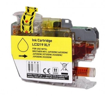 CARTUCHO DE TINTA GENERICO BROTHER LC3219XL V4  LC3219XLY AMARILLO