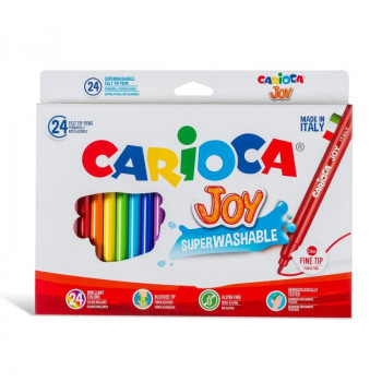 ROTULADORES CARIOCA DE FIBRA JOY 6 UND