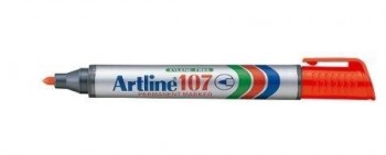 ROTULADOR PERMANENTE ARTLINE 107 ROJO PUNTO CONICA