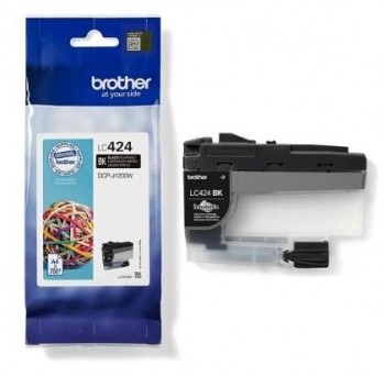 CARTUCHO ORIGINAL BROTHER LC424 NEGRO 750PG