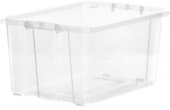 CAJA  ALMACENAJE DIVERTIDO TRANSPARENTE 305 x 225 x 200 mm - SIN TAPA