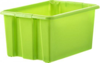 CAJA  ALMACENAJE DIVERTIDO VERDE KIWI 305 x 225 x 200 mm - SIN TAPA