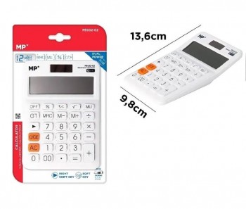 CALCULADORA LR BLANCA 12DIG
