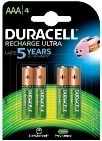 PILAS DURACELL RECARGABLES BLISTER DE 4