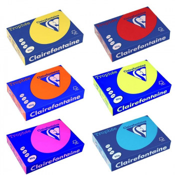 PAPEL CLAIREFONTAINE 500H A4 80G COLORES INTENSOS